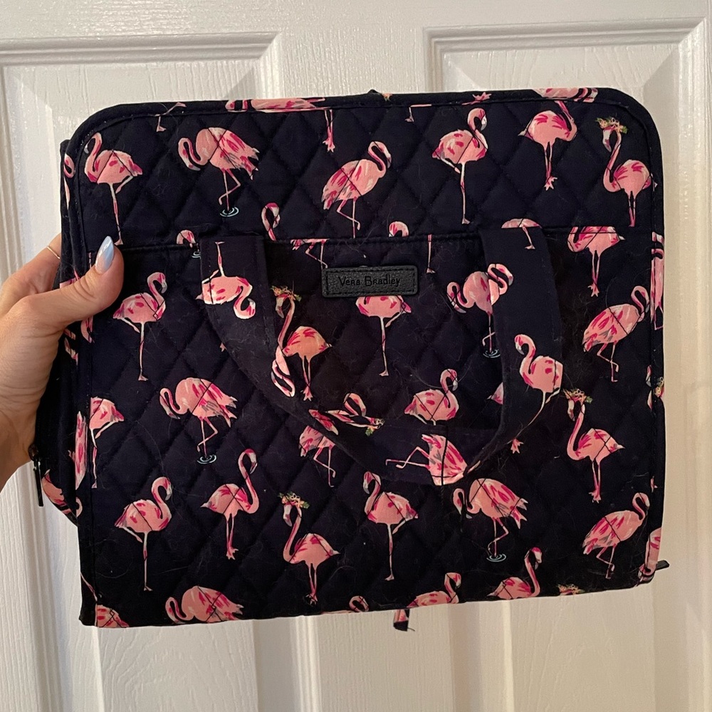 Vera Bradley hanging travel organizer flamingo fiesta